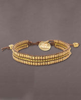 Diwali Bracelet Gold Flame - PINK ARROWS