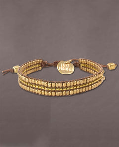 Diwali Bracelet Gold Flame - PINK ARROWS