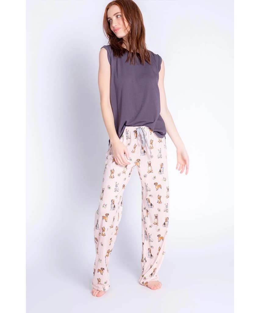 Dog Lover PJ Pant Blush - clearpathherbicide