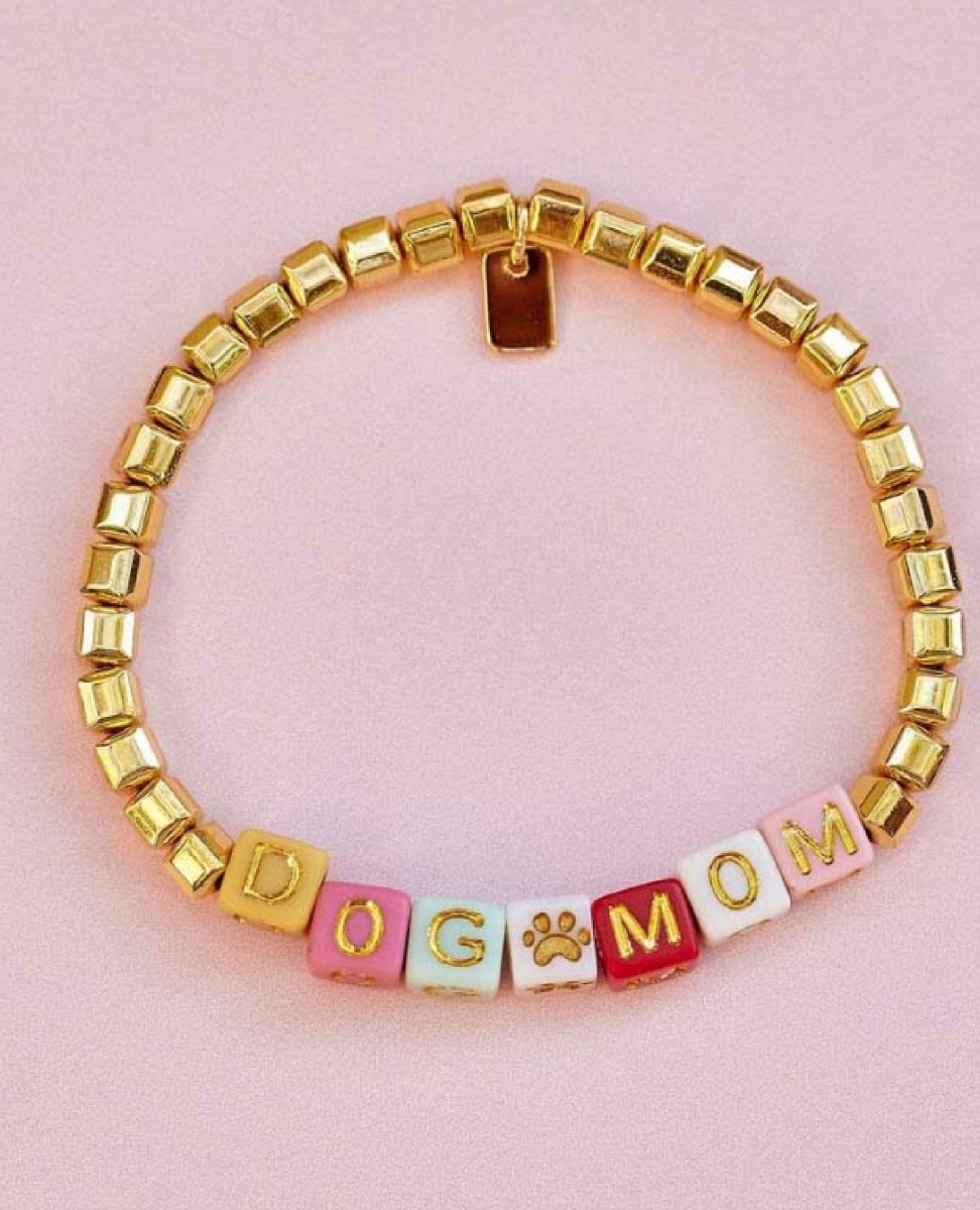 Dog Mom Stretch Bracelet - PINK ARROWS