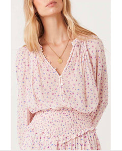 Dolly Blouse Ditsy Pink - clearpathherbicide