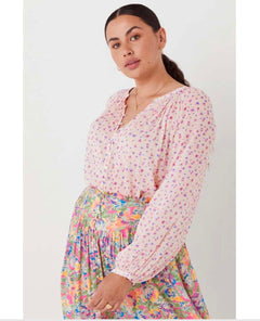 Dolly Blouse Ditsy Pink - clearpathherbicide