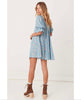 Dolly Mini Dress Dusty Blue - clearpathherbicide