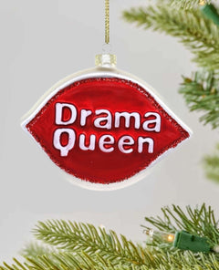 Drama Queen Christmas Bestie Ornament - PINK ARROWS