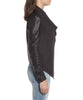 Drape Front Jacket, Black - miamidrugpossession