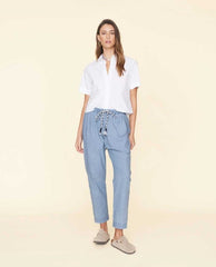 Draper Pant Dusty Blue - PINK ARROWS