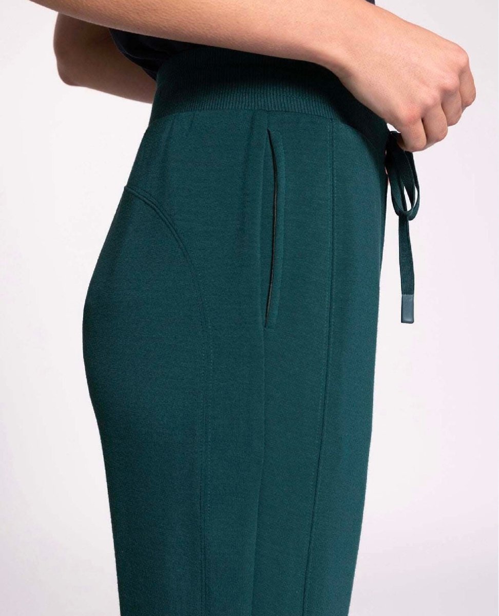 Drawstring Pockets Sweatpants Evergreen - clearpathherbicide