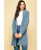 Dream Blue Fuzzy Cardigan Sweater - clearpathherbicide