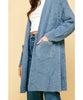 Dream Blue Fuzzy Cardigan Sweater - clearpathherbicide