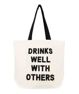 Drinks Well With Others Crystal Tote - miamidrugpossession