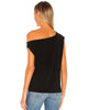 Drop Shoulder Top Black - miamidrugpossession