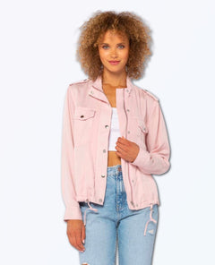 Durkin Snap Travel Jacket Petal Pink - miamidrugpossession