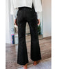 Eastcoast Crop Flare Washed Black High Rise Jeans - clearpathherbicide