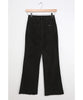 Eastcoast Crop Flare Washed Black High Rise Jeans - clearpathherbicide