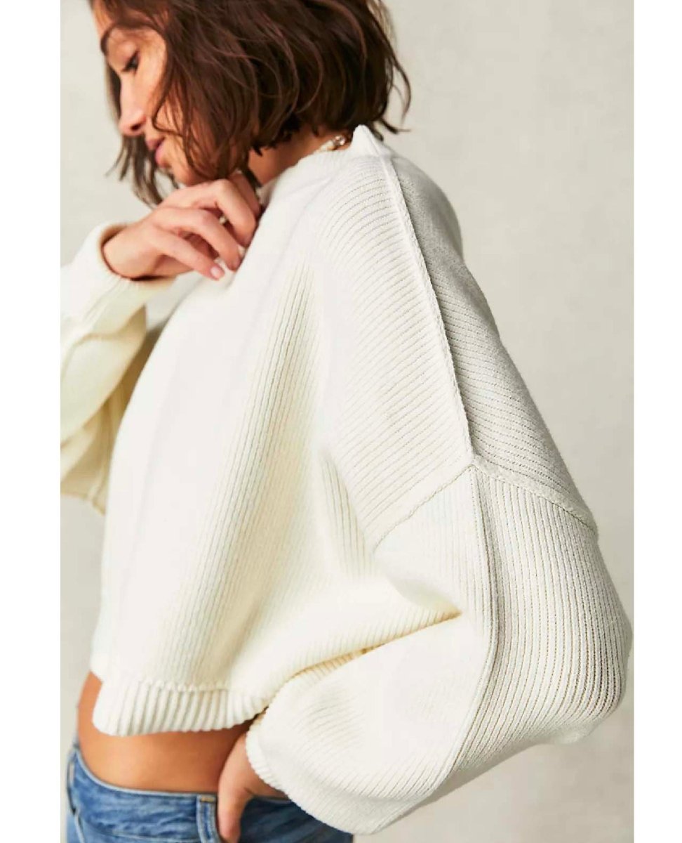 Easy Street Cropped Pullover Moonglow - clearpathherbicide