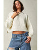 Easy Street Cropped Pullover Moonglow - miamidrugpossession