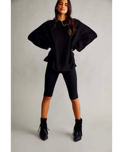 Easy Street Essential Tunic Black - miamidrugpossession