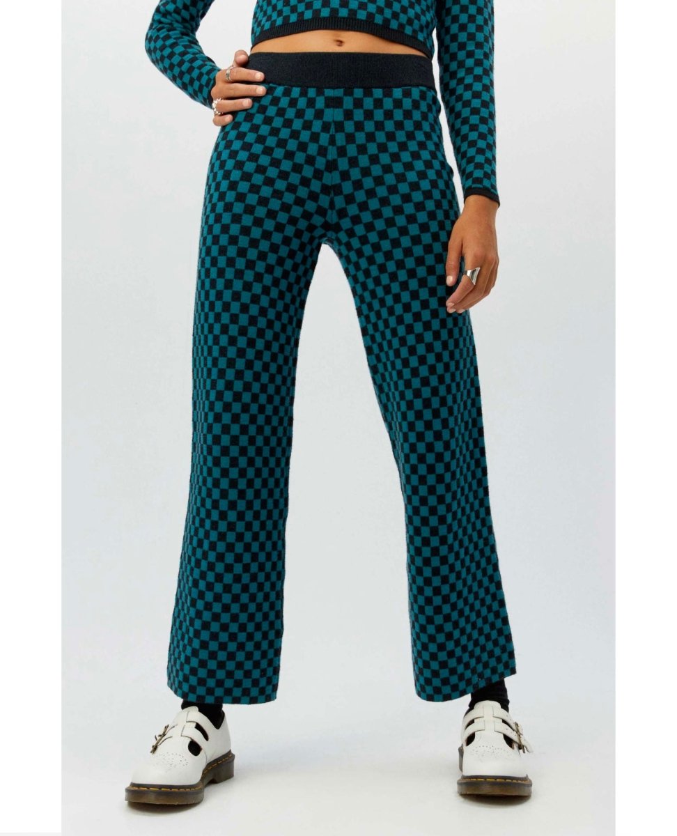 Eclipse Wave Pant Teal Combo - PINK ARROWS