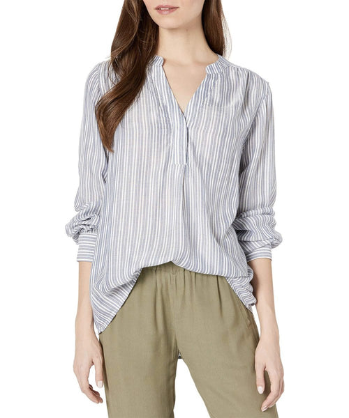 Eden Blouse Blue Stripe - clearpathherbicide