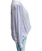 Eden Blouse Blue Stripe - miamidrugpossession