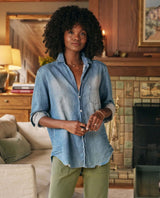 Eileen Relaxed Shirt Famous Denim - miamidrugpossession