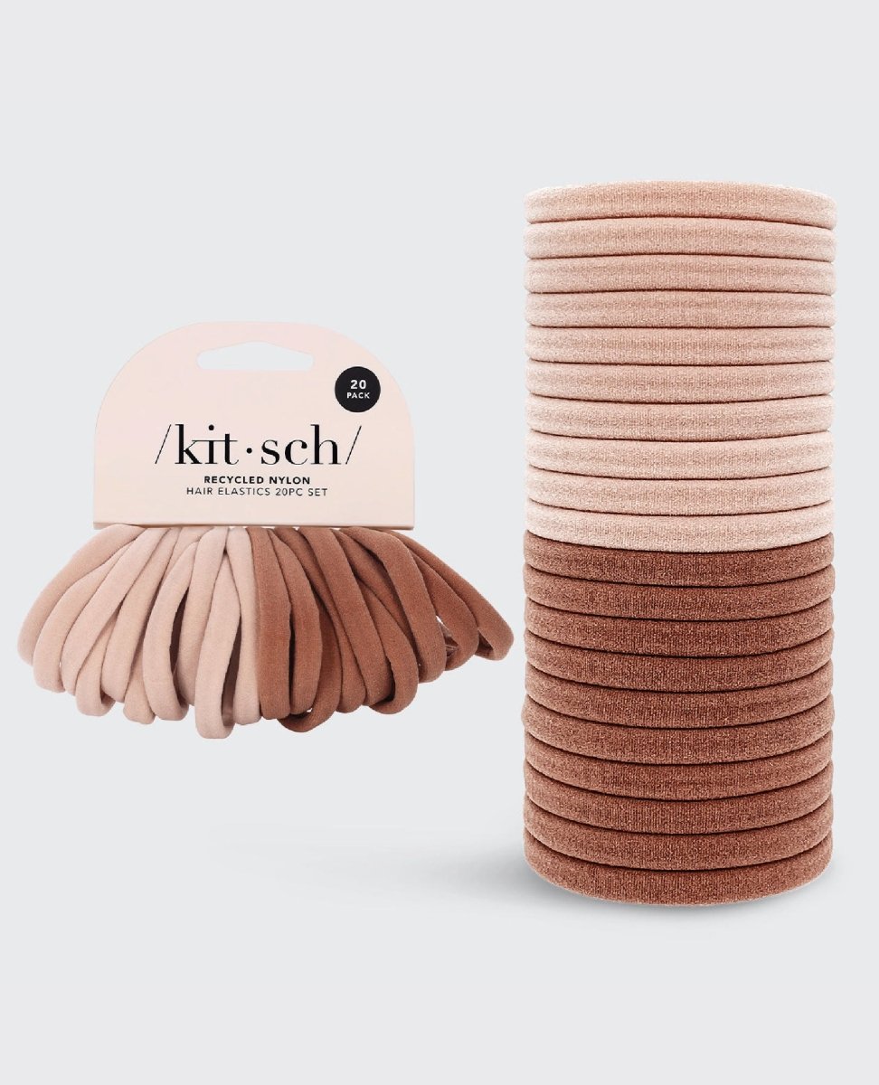 Elastic Hair Ties 20 Pack Blush - PINK ARROWS