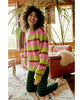 Electric Julep Stripe Oversized Pullover - clearpathherbicide