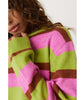 Electric Julep Stripe Oversized Pullover - clearpathherbicide