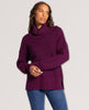 Elena Cowlneck Sweater Cabernet - miamidrugpossession