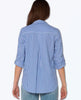 Elisa Blue White Striped Shirt - miamidrugpossession