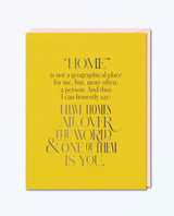 Elizabeth Gilbert Homes All Over the World Card - miamidrugpossession