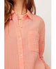 Ellis Flamingo Button Down - PINK ARROWS