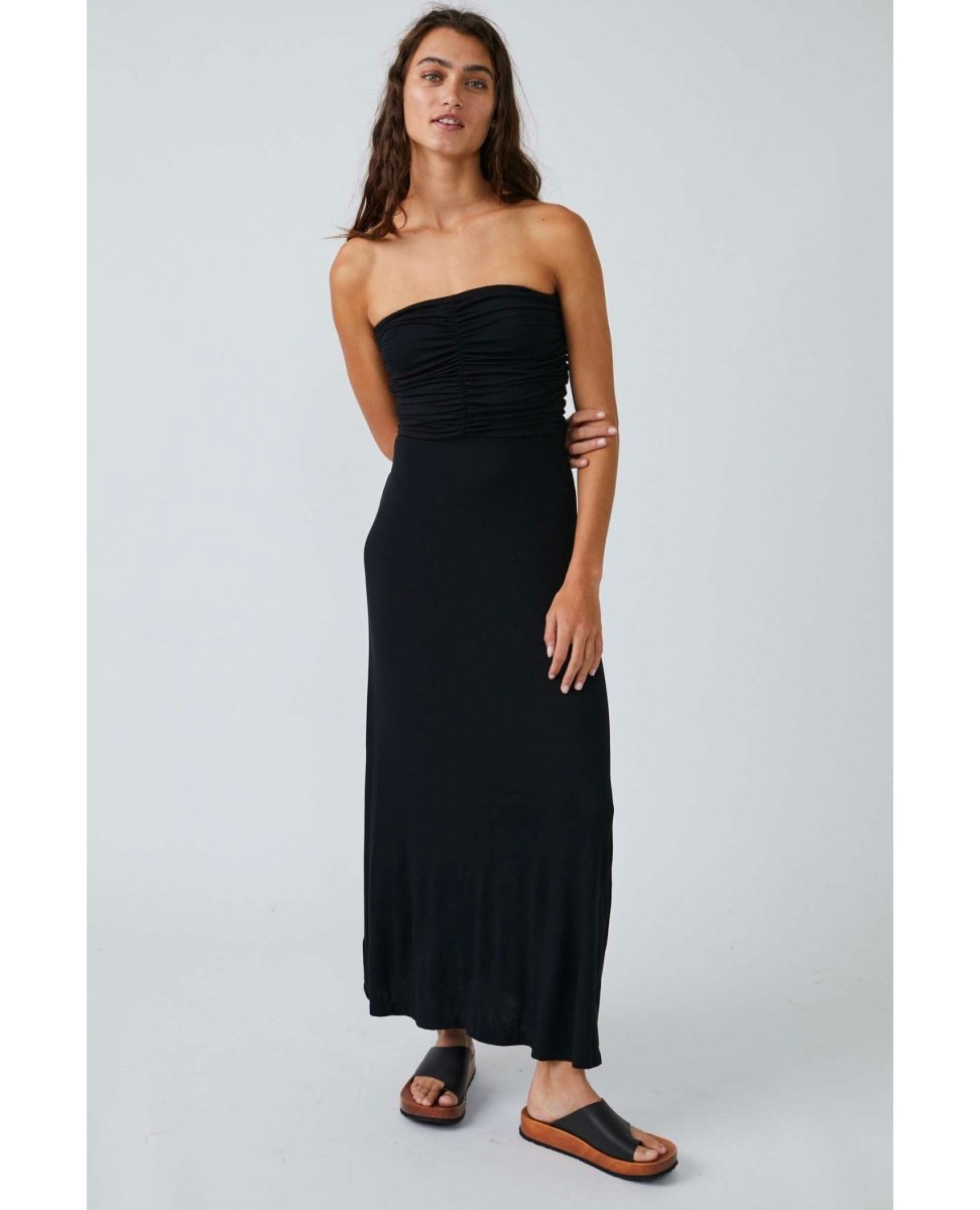 Embrace Midi Black Dress - clearpathherbicide