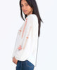 Embroidered Blouse Ivory Coral - clearpathherbicide