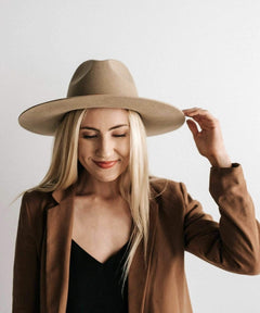 Emma Stiff Brim Tan - miamidrugpossession