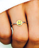 Enamel Happy Face Ring - clearpathherbicide