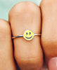 Enamel Happy Face Ring - clearpathherbicide