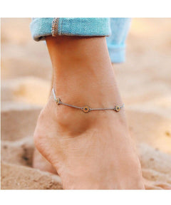 Enamel Sunflower Anklet - miamidrugpossession