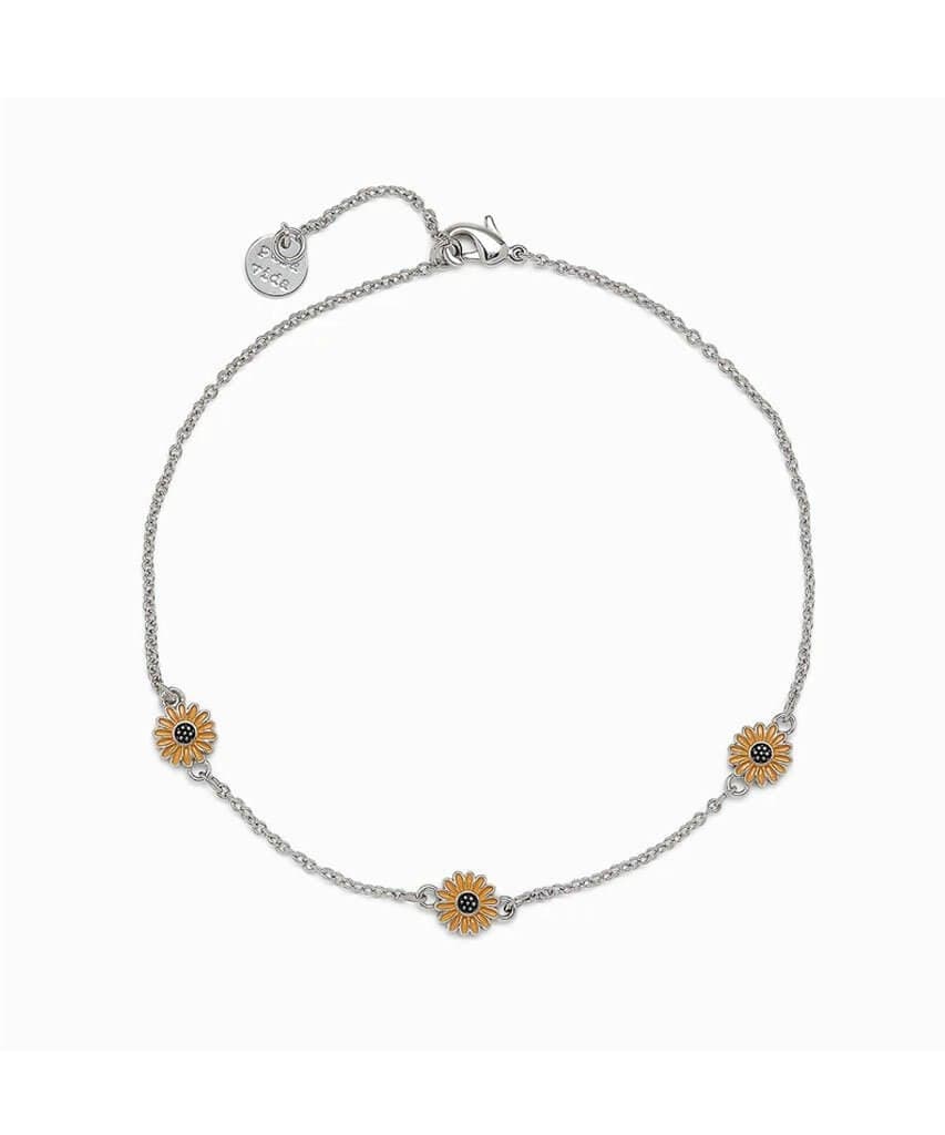 Enamel Sunflower Anklet - miamidrugpossession