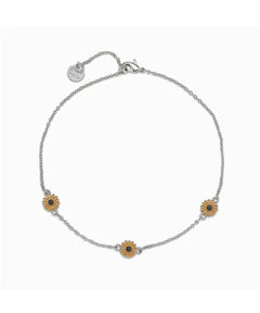 Enamel Sunflower Anklet - clearpathherbicide