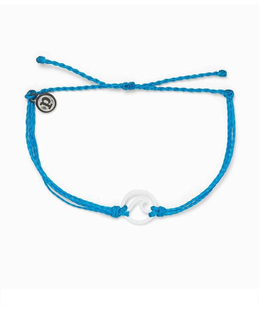 Enamel White Wave Bracelet Neon Blue - clearpathherbicide