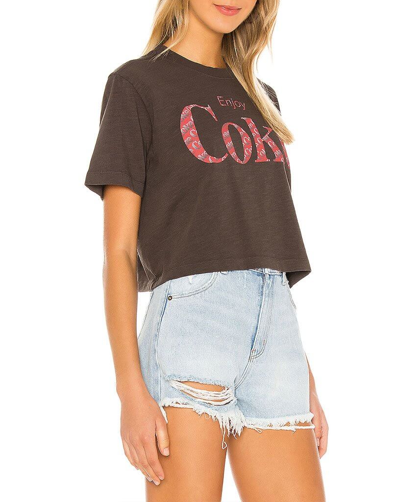 Enjoy Coke Vintage Tee - PINK ARROWS