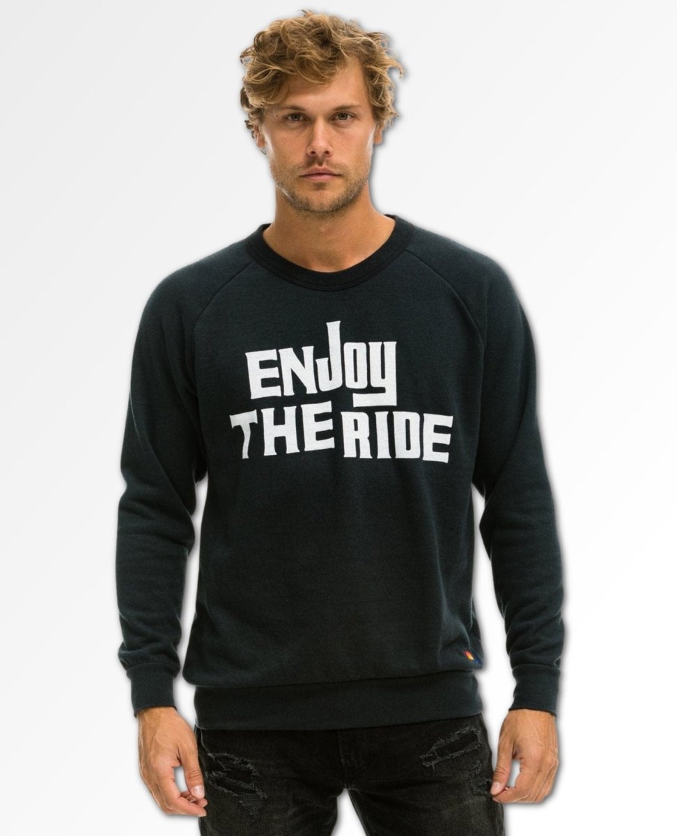 Enjoy The Ride Charcoal Crew - miamidrugpossession