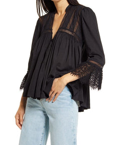 Esme Buttondown Black - miamidrugpossession