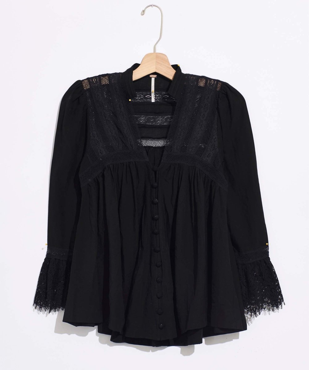 Esme Buttondown Black - miamidrugpossession