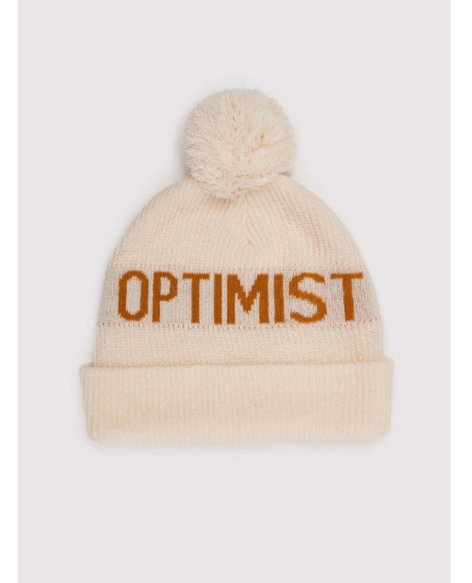 Eternal Optimist Pom Pom Beanie - clearpathherbicide