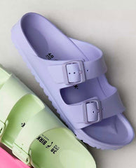 Eva Arizona Sandals Purple Fog - PINK ARROWS