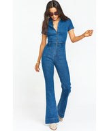 Everhart Jumpsuit Lunar Blue - PINK ARROWS