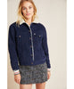 Ex - Boyfriend Sherpa Trucker Jacket Navy Cord - clearpathherbicide