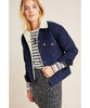 Ex - Boyfriend Sherpa Trucker Jacket Navy Cord - clearpathherbicide